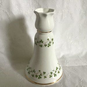 Lovely Shamrock Tapered Candle Holder / Stick Made in Ireland